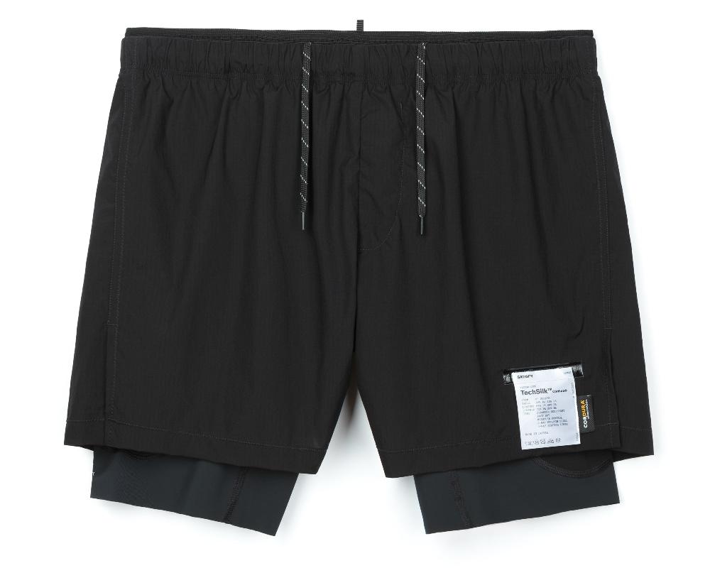 satisfy TechSilk™ Cordura® 8" Shorts Black