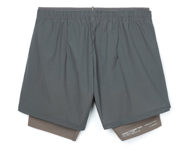 Satisfy TechSilk™ Cordura® 8" Shorts Grey Stone