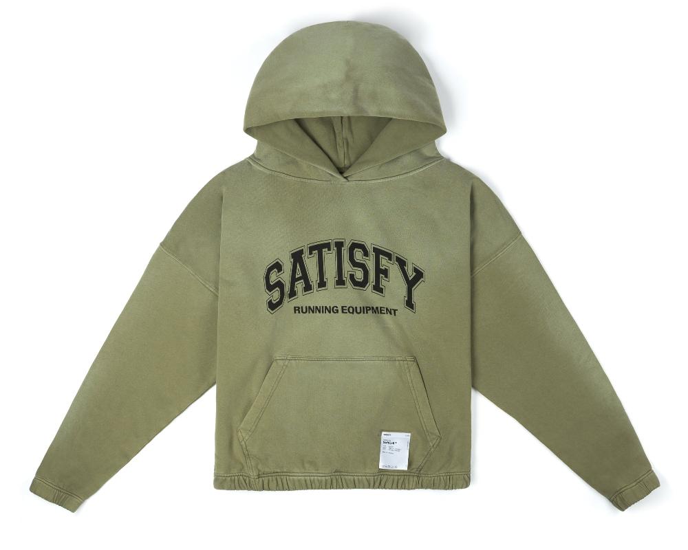 satisfy SoftCell™ Hoodie Sun Bleached Military Olive