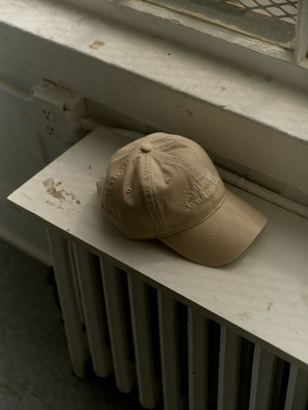 Saturdays New York City Abie Miller Washed Cap Beige