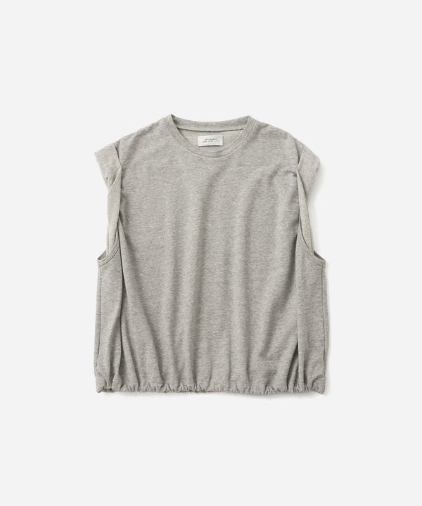 saturdays new york city Arisa Twisted Sleeve Top Gray