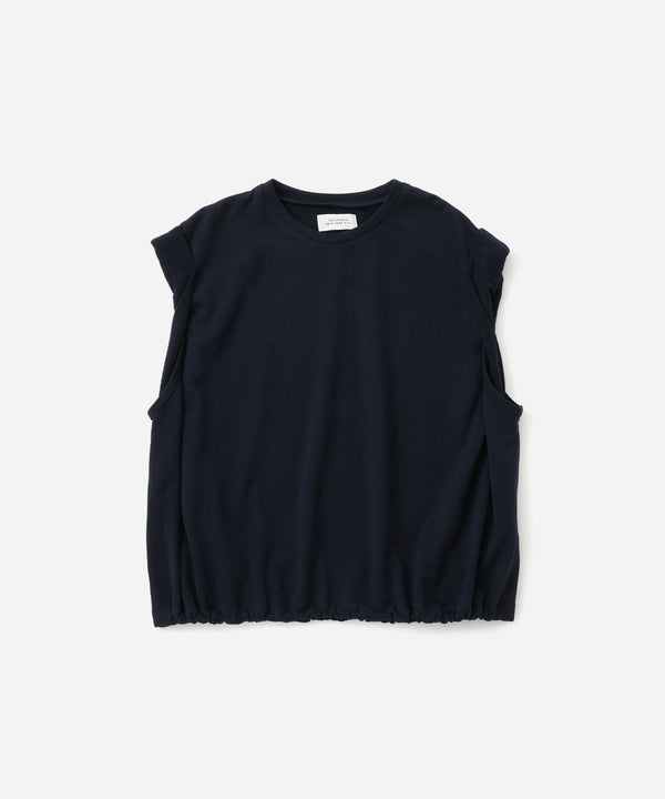 saturdays new york city Arisa Twisted Sleeve Top Navy