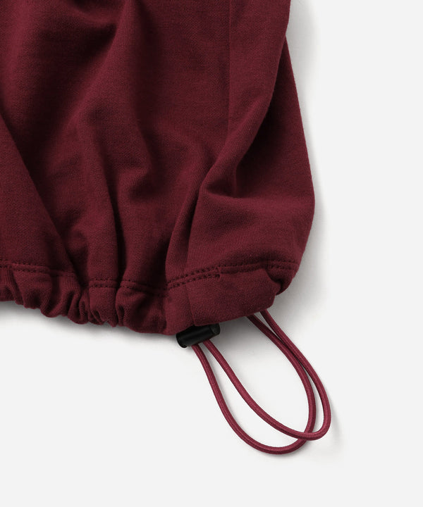 Saturdays New York City Arisa Twisted Sleeve Top Wine