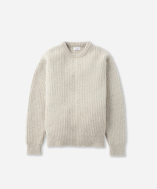 saturdays new york city Atkins Speckled Sweater Off White