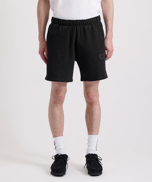 Saturdays New York City Austin Dobby Weave International Sweatshort Black
