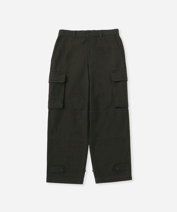 saturdays new york city Balugo Herringbone Pant Dark Green
