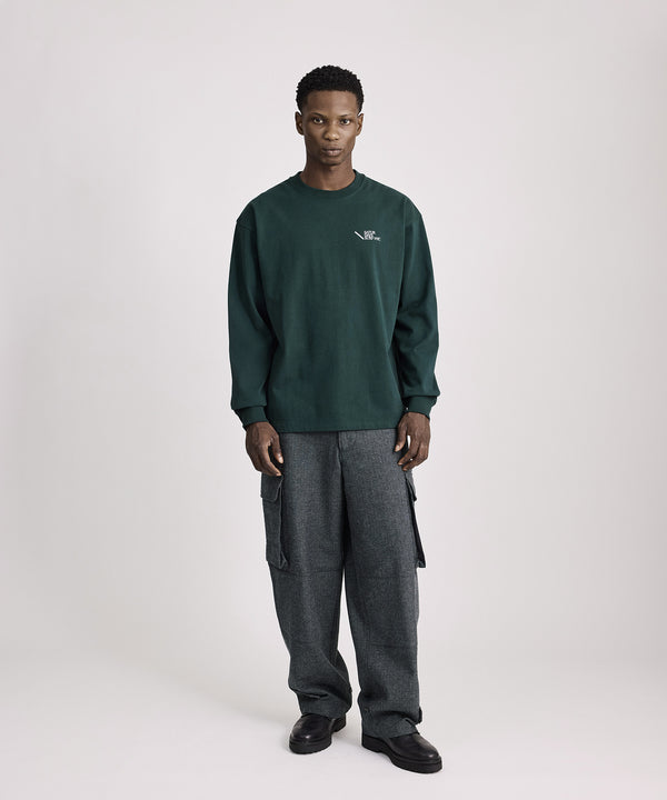 Saturdays New York City Balugo Herringbone Pant Gray