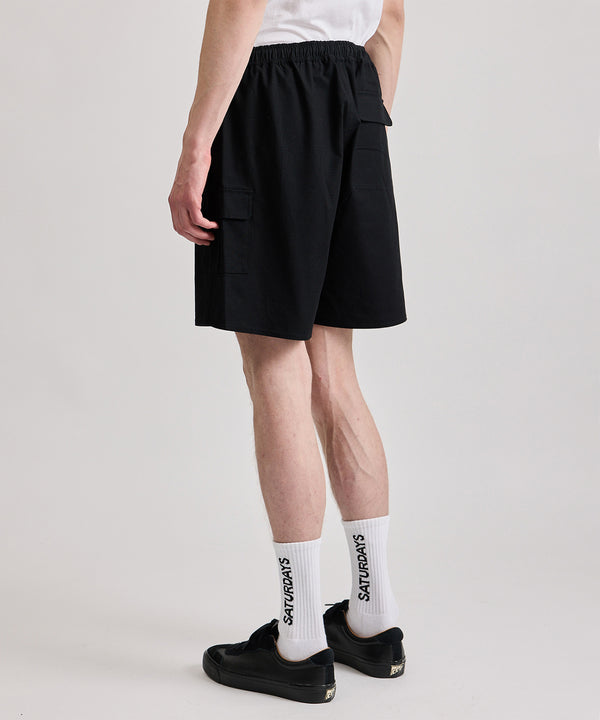 Saturdays New York City Balugo Ripstop Cargo Shorts Black