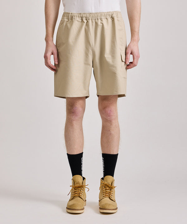 Saturdays New York City Balugo Ripstop Cargo Shorts Light Beige