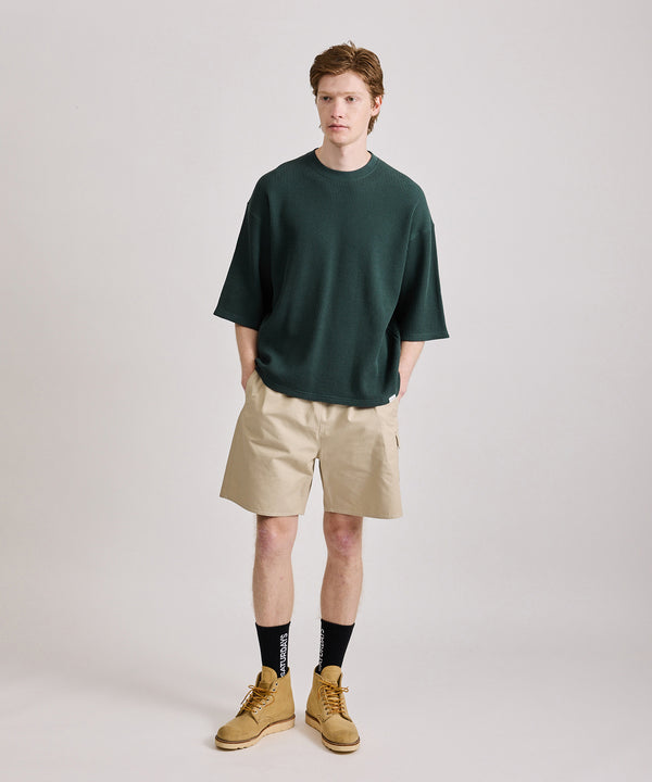 Saturdays New York City Balugo Ripstop Cargo Shorts Light Beige