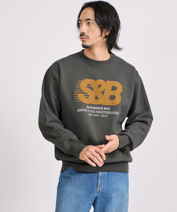 Saturdays New York City Bedwin X Saturdays Bean Town Sweat Charcoal