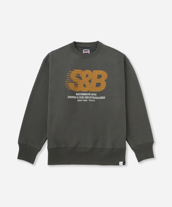 saturdays new york city Bedwin x Saturdays Bean Town Sweat Charcoal
