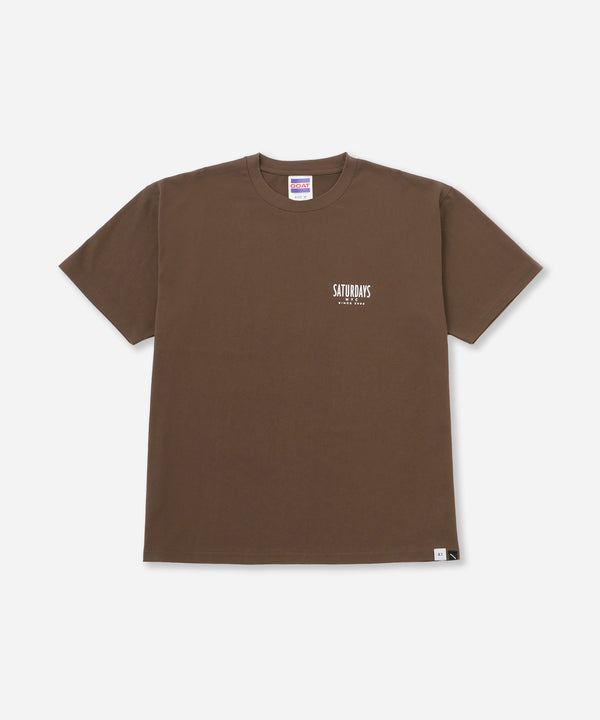 saturdays new york city Bedwin x Saturdays Manhattan Tee Brown