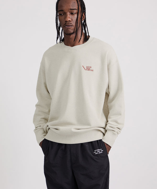 Saturdays New York City Bowery Loofah Collar Sweatshirt Oatmeal