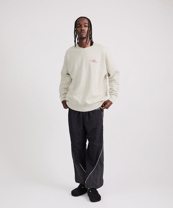 Saturdays New York City Bowery Loofah Collar Sweatshirt Oatmeal