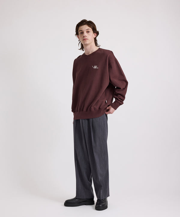 Saturdays New York City Bowery Loofah Collar Sweatshirt Wine