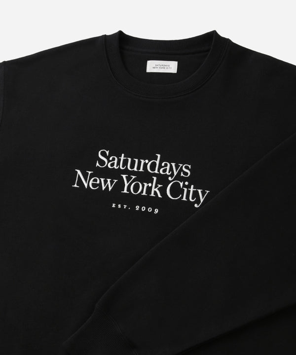Saturdays New York City Bowery Miller Standard Sweatshirt Black