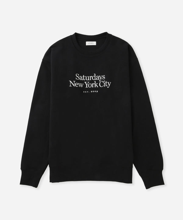 saturdays new york city Bowery Miller Standard Sweatshirt Black