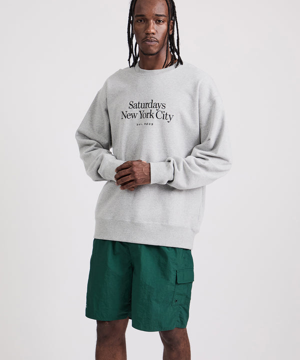 Saturdays New York City Bowery Miller Standard Sweatshirt Gray