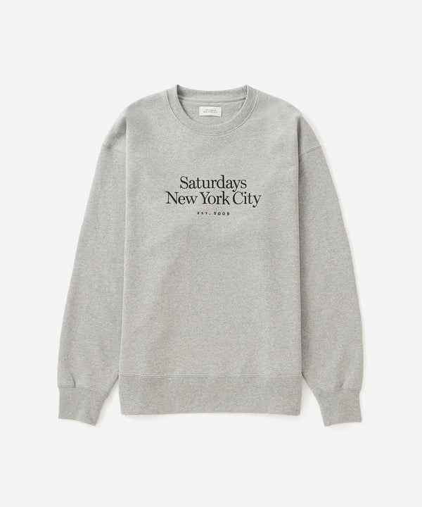 saturdays new york city Bowery Miller Standard Sweatshirt Gray