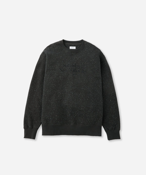 saturdays new york city Bowery Speckle Sweatshirt Charcoal