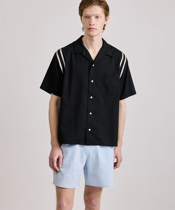 Saturdays New York City Bowling Short Sleeve Shirt Black