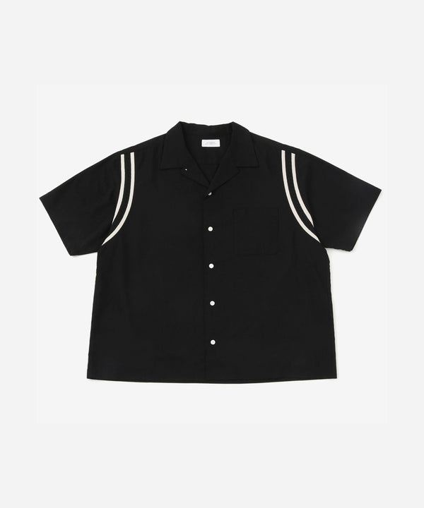 saturdays new york city Bowling Short Sleeve Shirt Black