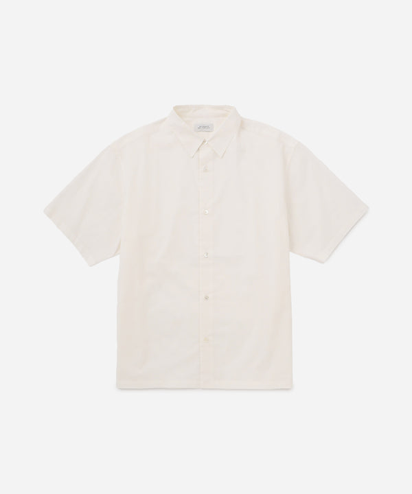 saturdays new york city Bruce Tonal Stripe Short Sleeve Shirt White
