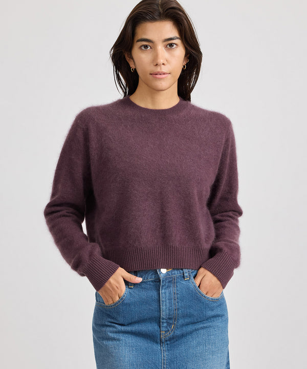 Saturdays New York City Christine Textured Knit Wine