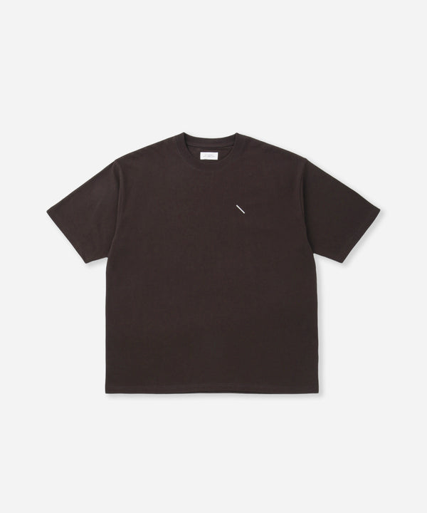 saturdays new york city Cursive Saturdays Surf Relaxed Short Sleeve Tee Brown