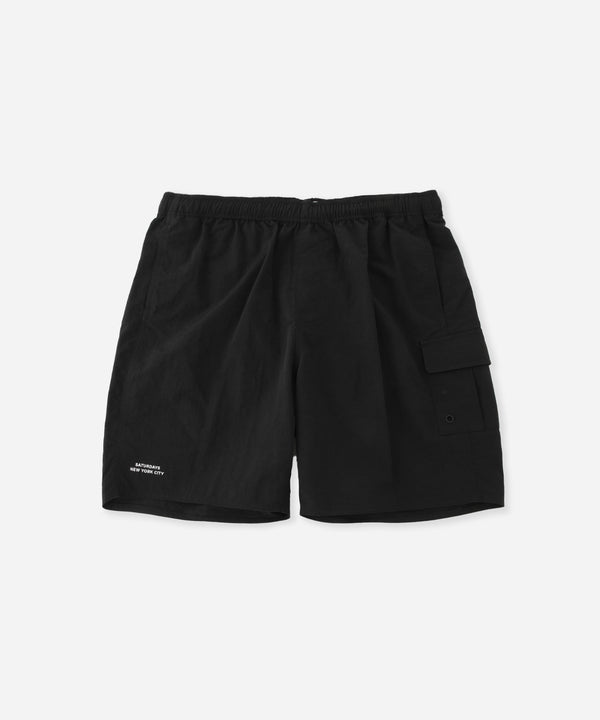 saturdays new york city Danjo Cargo Swim Short Black