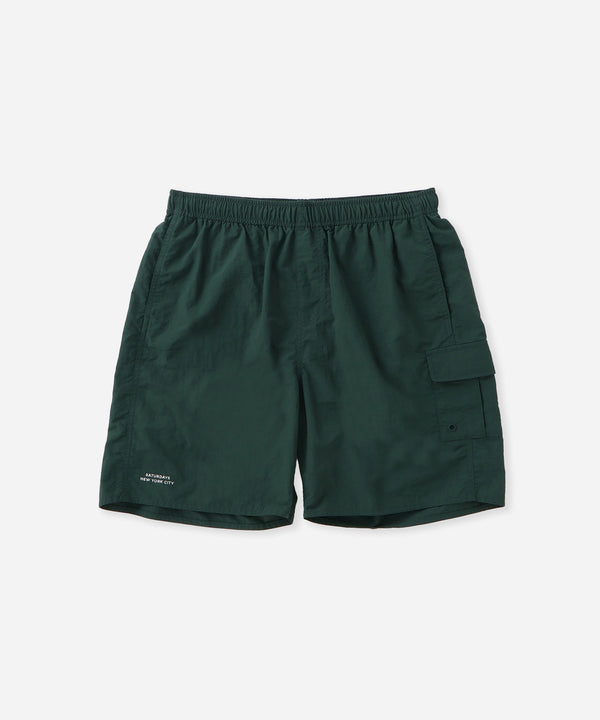saturdays new york city Danjo Cargo Swim Short Green