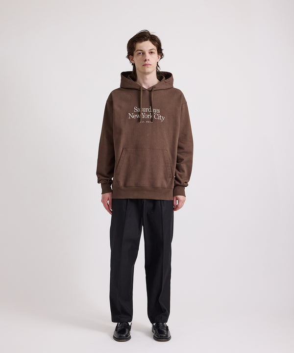 Saturdays New York City Ditch Miller Standard Hoodie Dark Brown