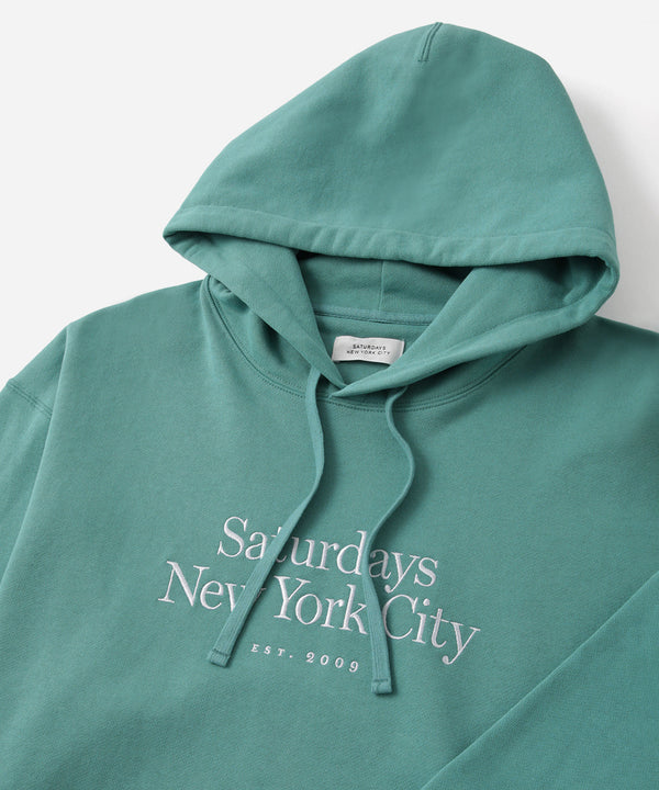 Saturdays New York City Ditch Miller Standard Hoodie Turqoise