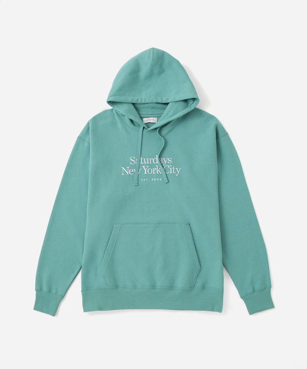 saturdays new york city Ditch Miller Standard Hoodie Turqoise