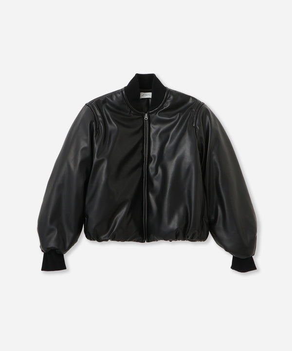 saturdays new york city Dorothy Cropped Bomber Jacket Black