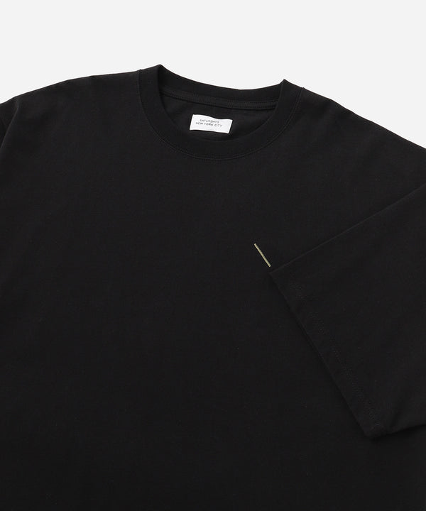 Saturdays New York City East Hampton Relaxed Short Sleeve Tee Black