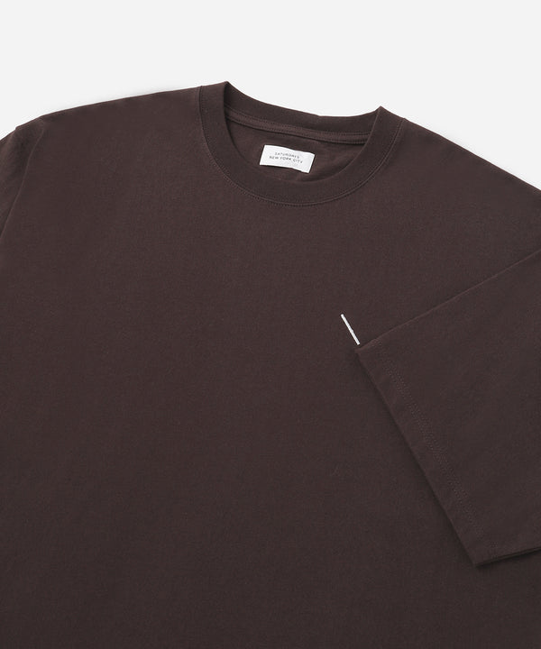 Saturdays New York City East Hampton Relaxed Short Sleeve Tee Dark Brown