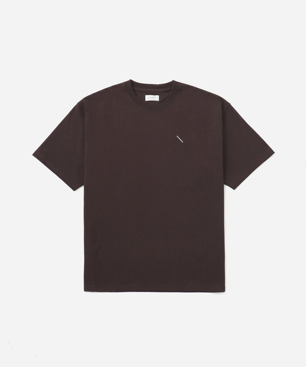 saturdays new york city East Hampton Relaxed Short Sleeve Tee Dark Brown
