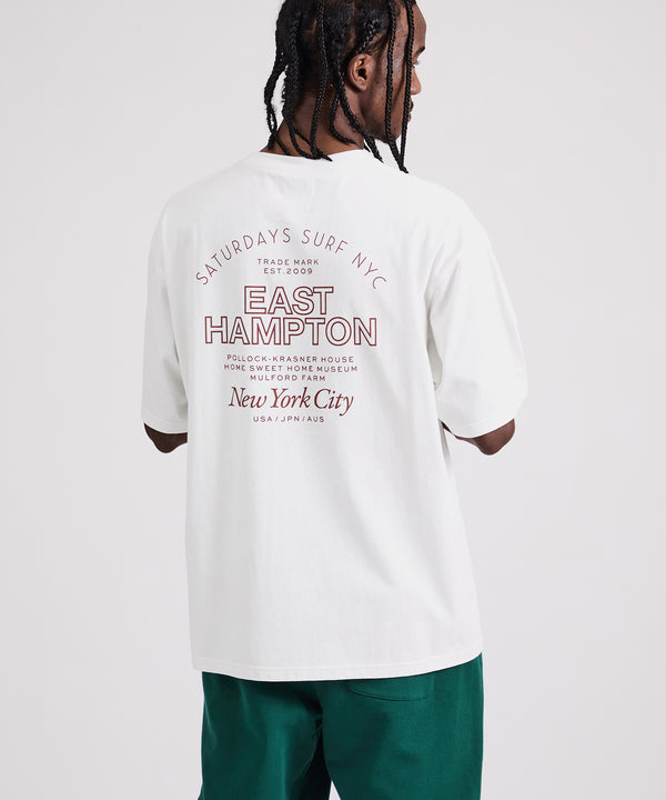 Saturdays New York City East Hampton Relaxed Short Sleeve Tee White