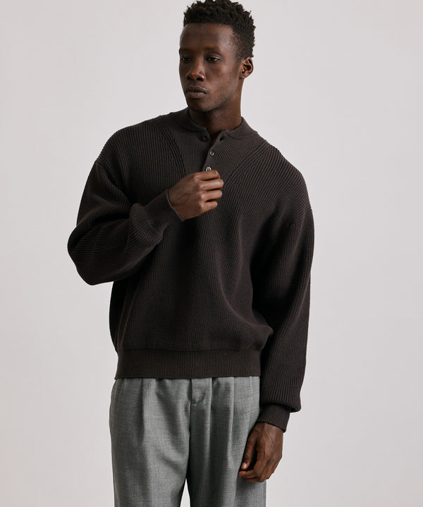 Saturdays New York City Ebisu Jeep Sweater Charcoal