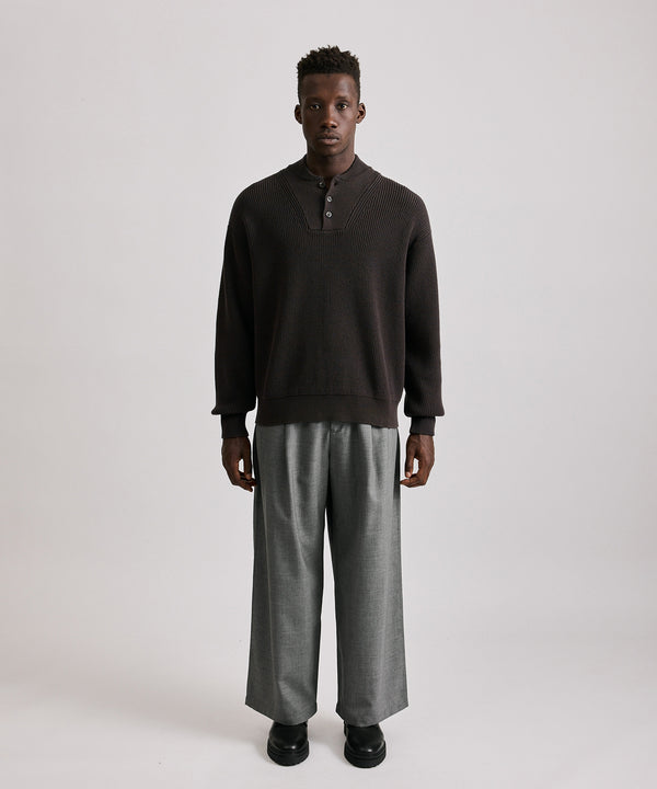 Saturdays New York City Ebisu Jeep Sweater Charcoal