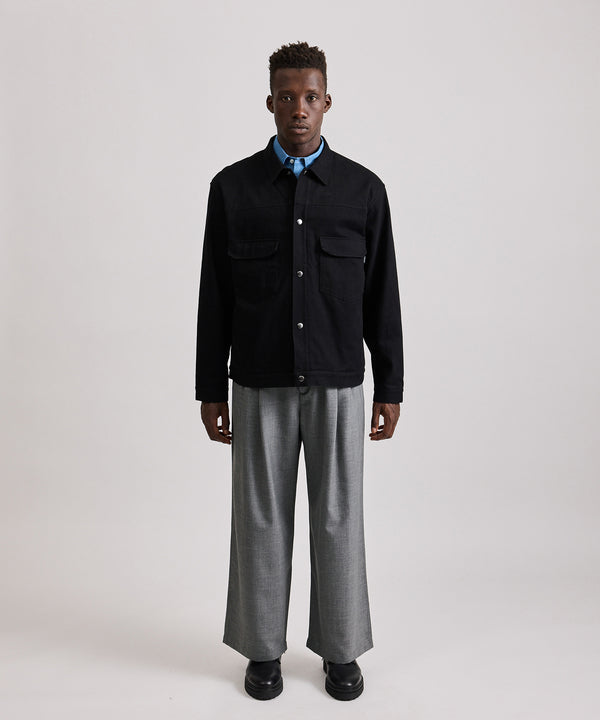 Saturdays New York City Emil Padded Moleskin Jacket Vintage Black