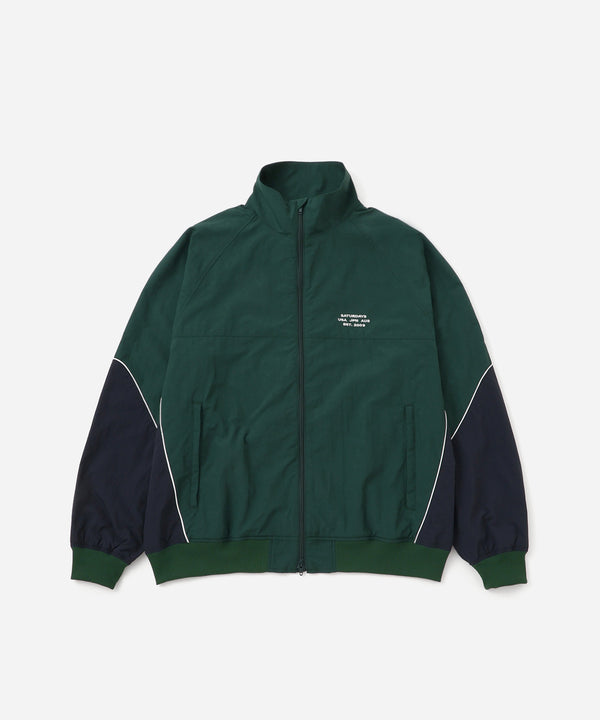 saturdays new york city Everett Panelled Track Jacket Green