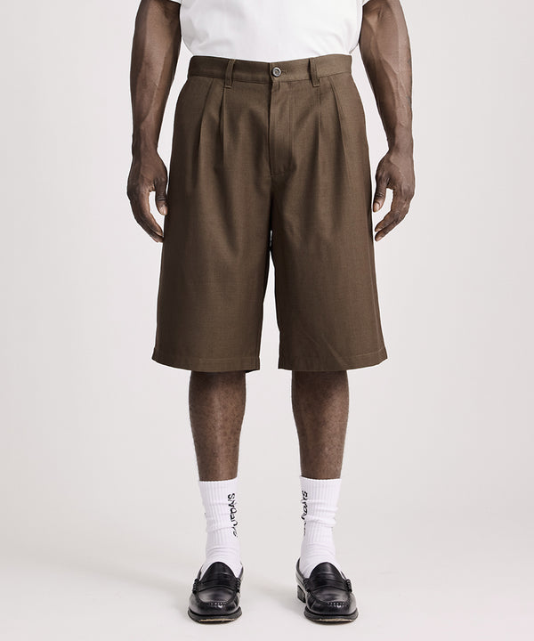 Saturdays New York City Feliz Two Tuck Walk Short Brown