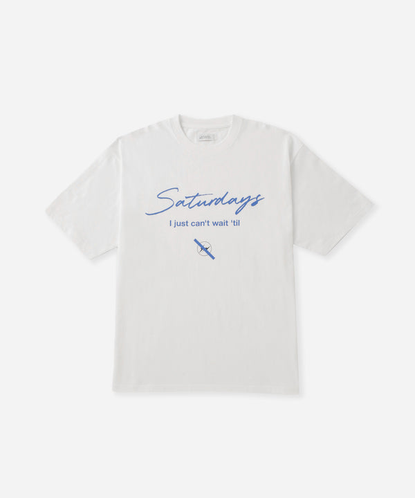 saturdays new york city FRAGMENTｘSaturdays NYC Short Sleeve T-Shirt White