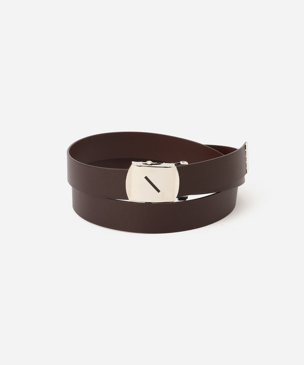 saturdays new york city G.I Leather Belt Dark Brown