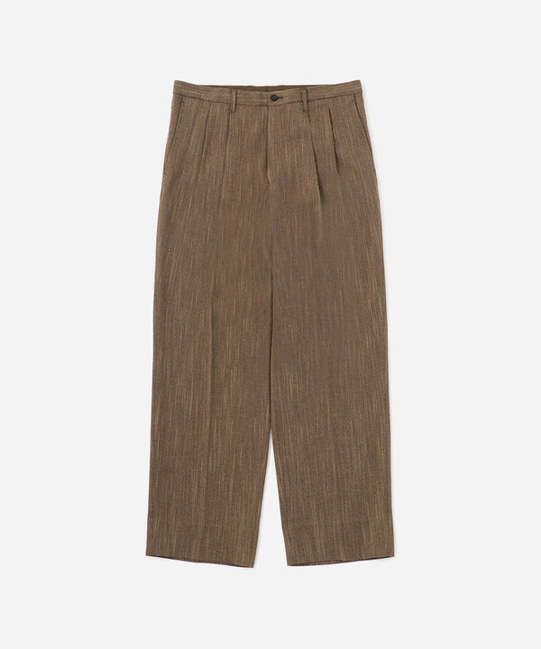 saturdays new york city George Tweed Two Tuck Pant Brown