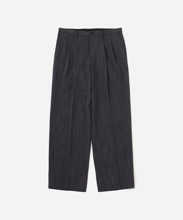 saturdays new york city George Tweed Two Tuck Pant Charcoal