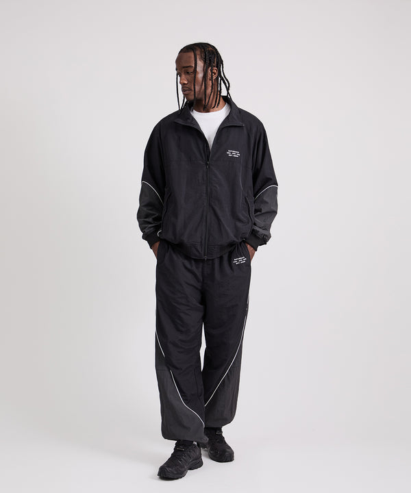 Saturdays New York City Gino Panelled Track Pant Black